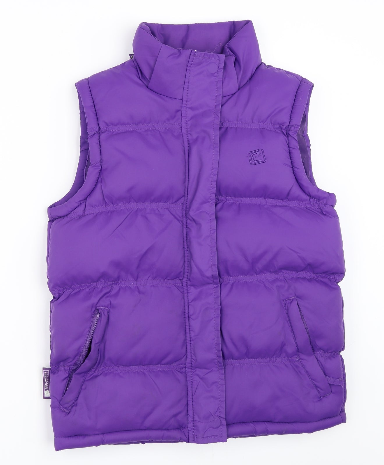Mountain Essentials Girls Purple   Gilet Waistcoat Size 9-10 Years