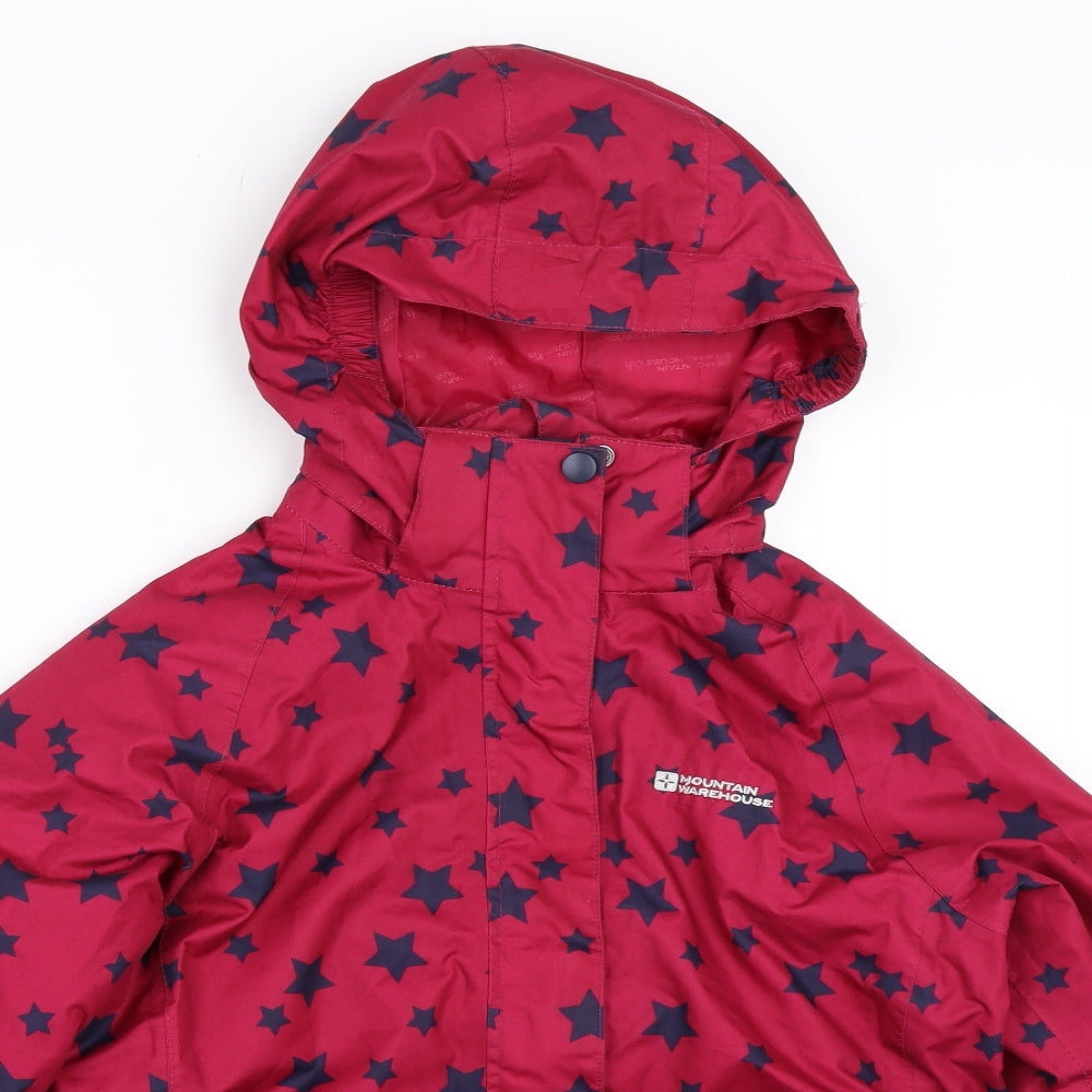 Mountain Warehouse Girls Pink   Windbreaker Coat Size 9-10 Years