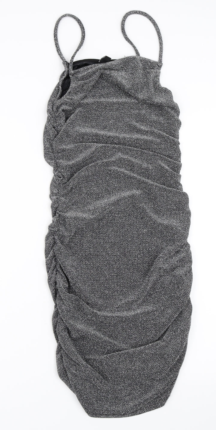 H&M Womens Silver Bodycon Size S