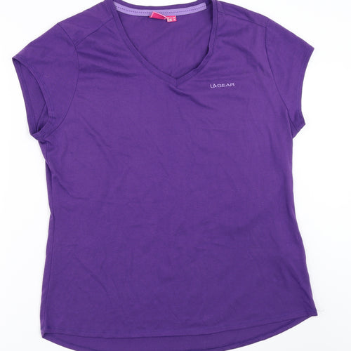 LA Gear Womens Purple   Basic T-Shirt Size 20