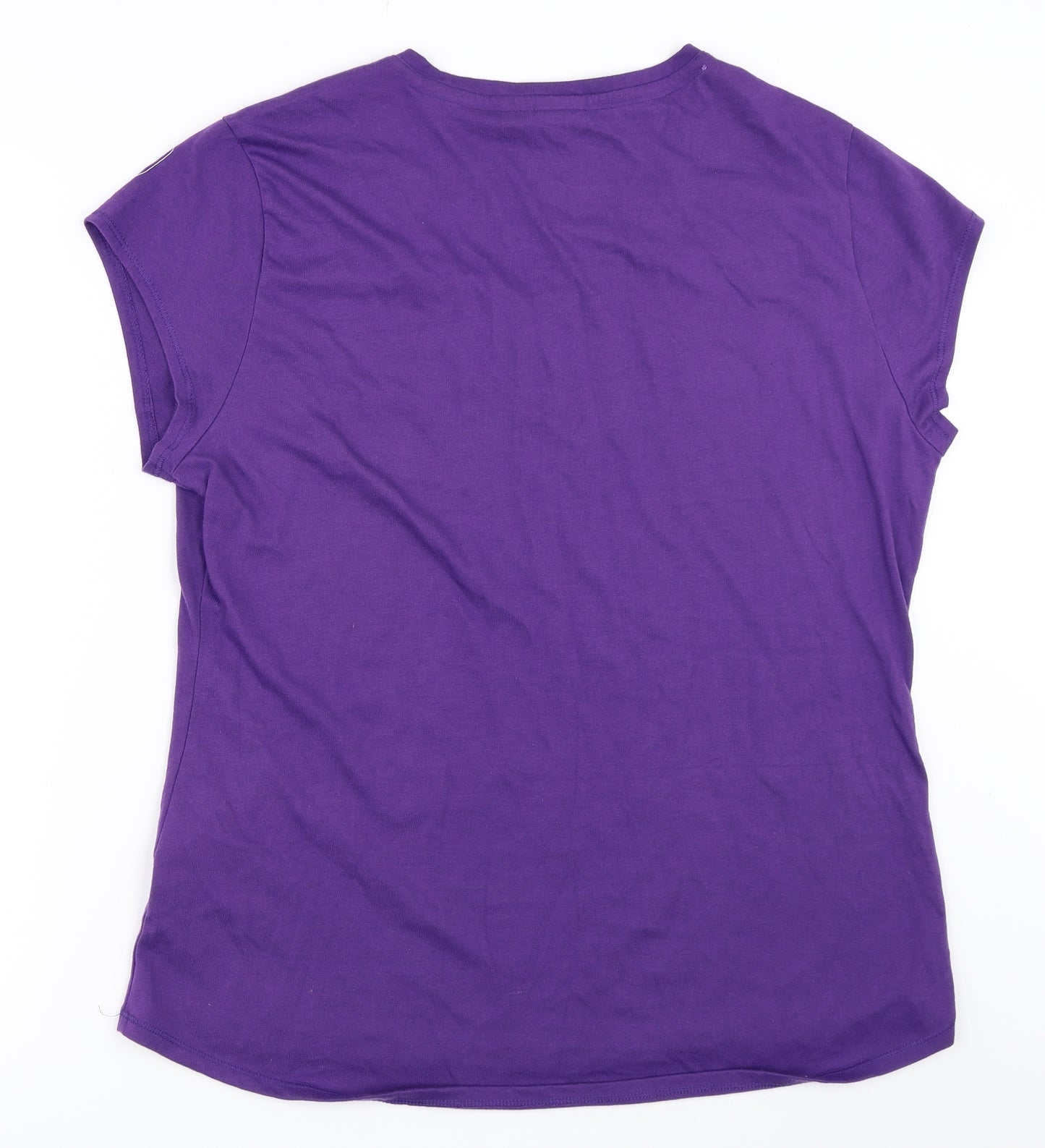 LA Gear Womens Purple   Basic T-Shirt Size 20