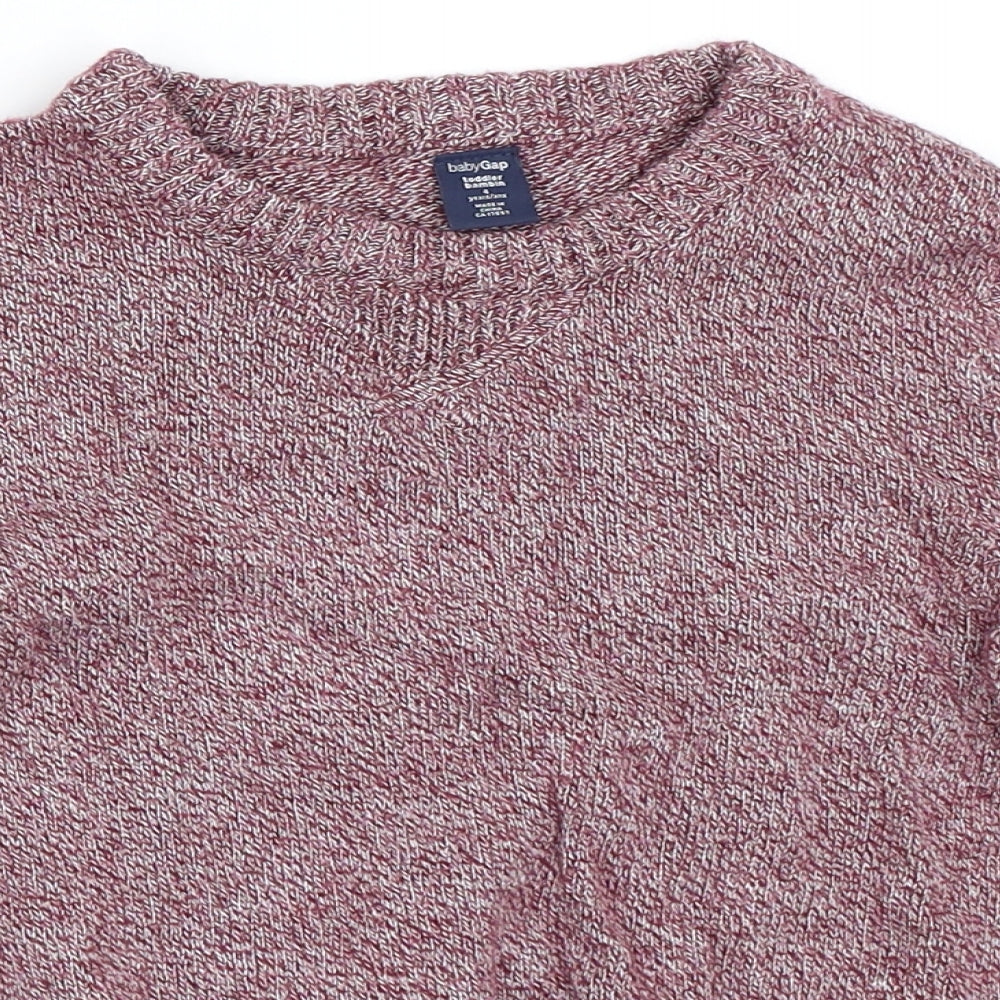 Gap Boys Red   Pullover Jumper Size 4 Years