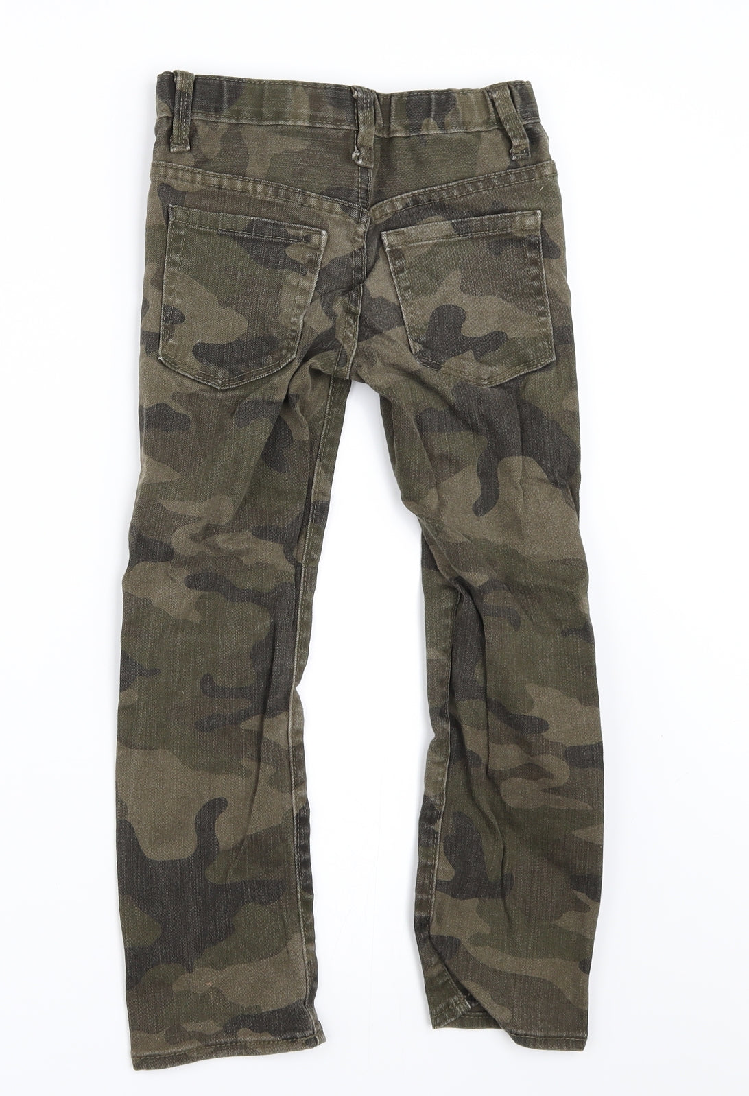 Gap Boys Green Camouflage  Straight Jeans Size 5 Years