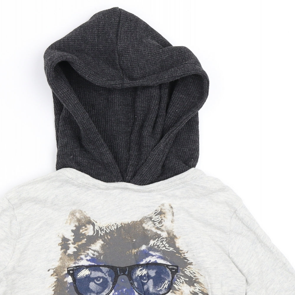 Gap Boys Grey   Basic T-Shirt Size 2 Years