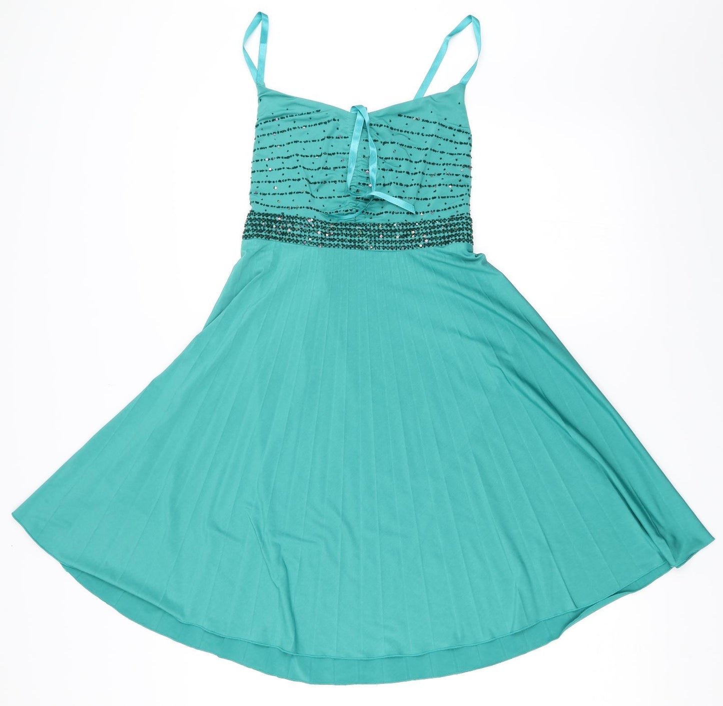 Select Womens Green   Skater Dress  Size 12