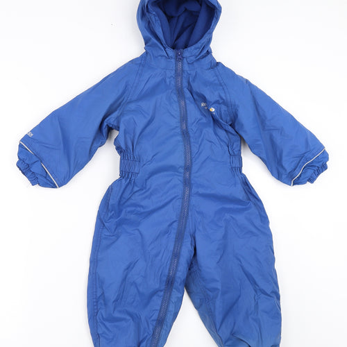 Regatta Boys Blue   Basic Coat Snowsuit Size 18-24 Months