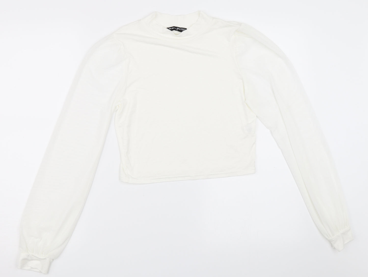 Select Womens Ivory   Basic Blouse Size M