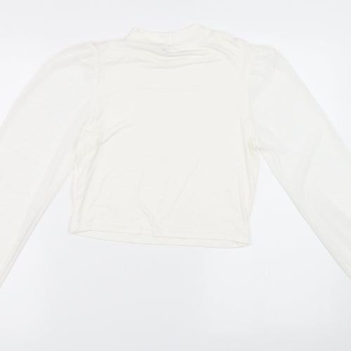 Select Womens Ivory   Basic Blouse Size M