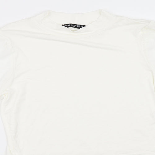 Select Womens Ivory   Basic Blouse Size M