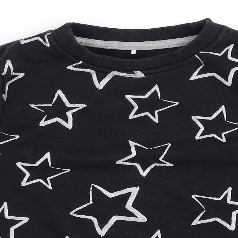 George Girls Black   Pullover Sweatshirt Size 3-4 Years