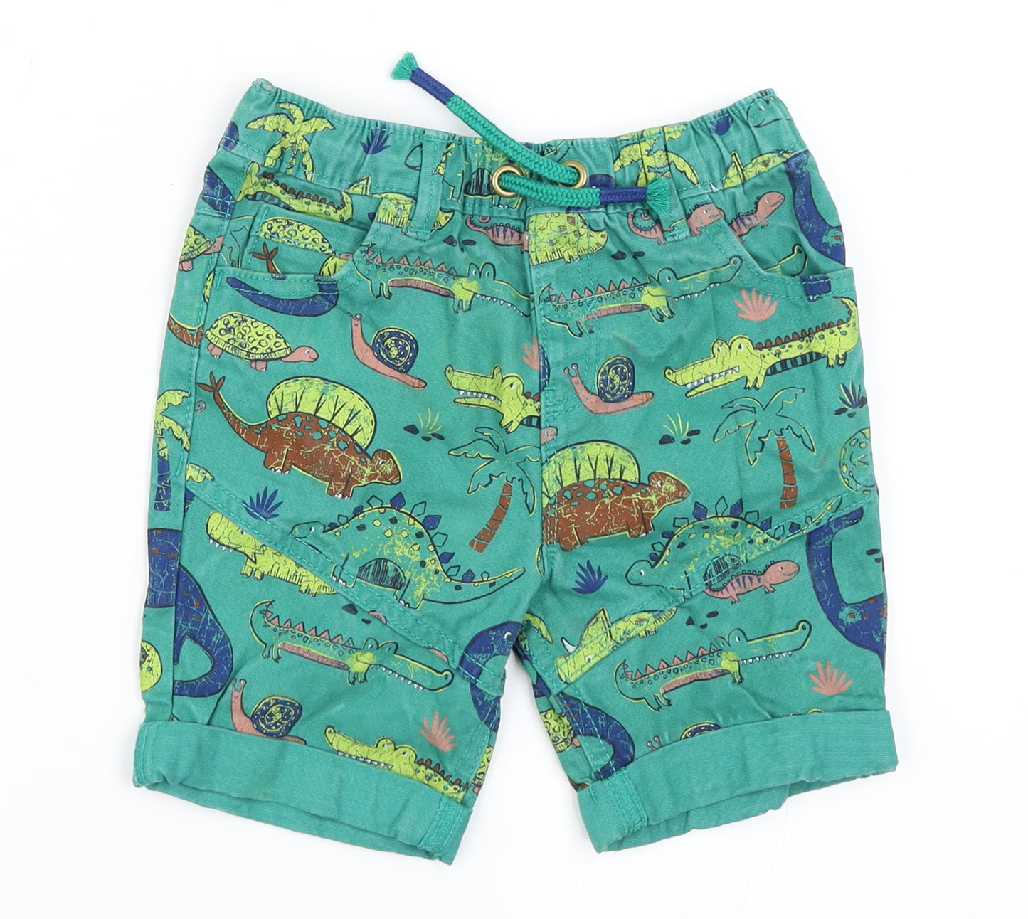 George Boys Green   Bermuda Shorts Size 3-4 Years