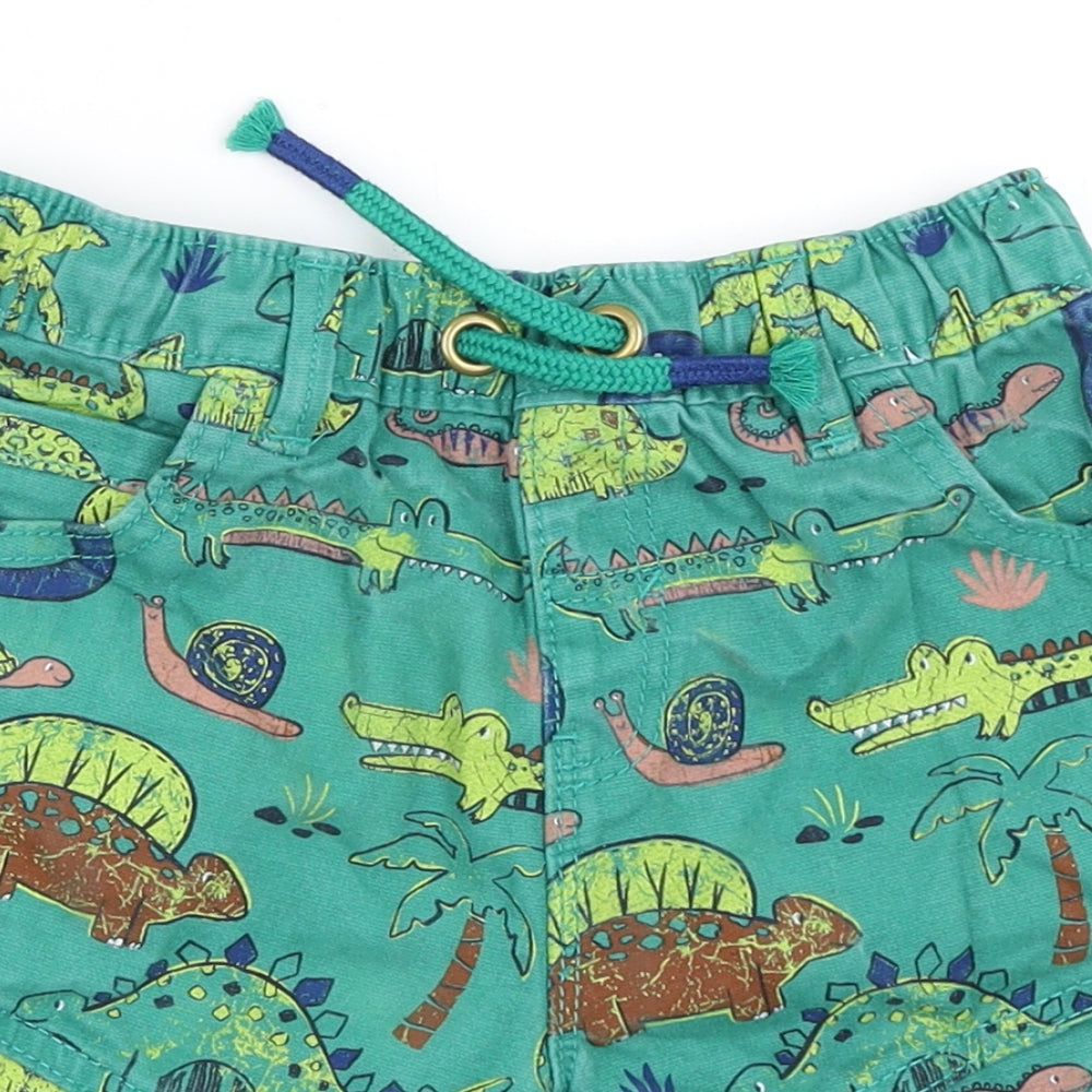 George Boys Green   Bermuda Shorts Size 3-4 Years