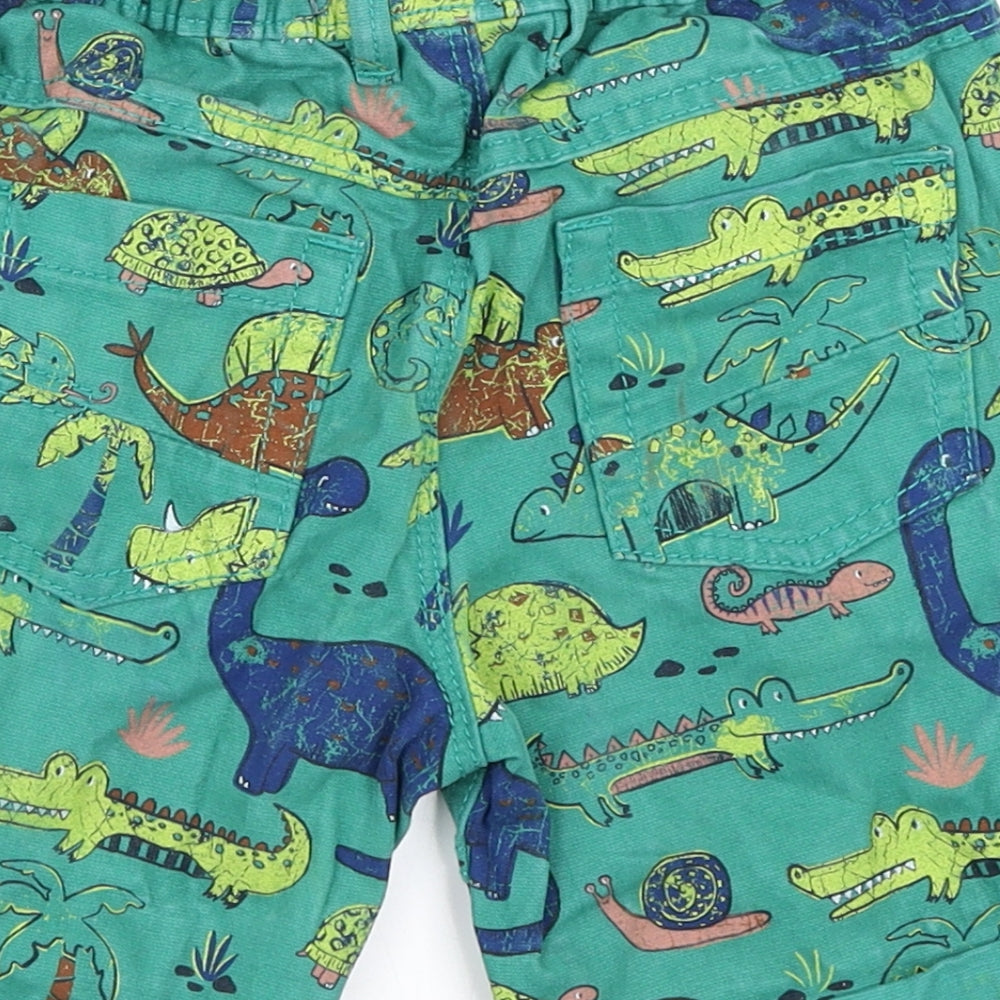 George Boys Green   Bermuda Shorts Size 3-4 Years