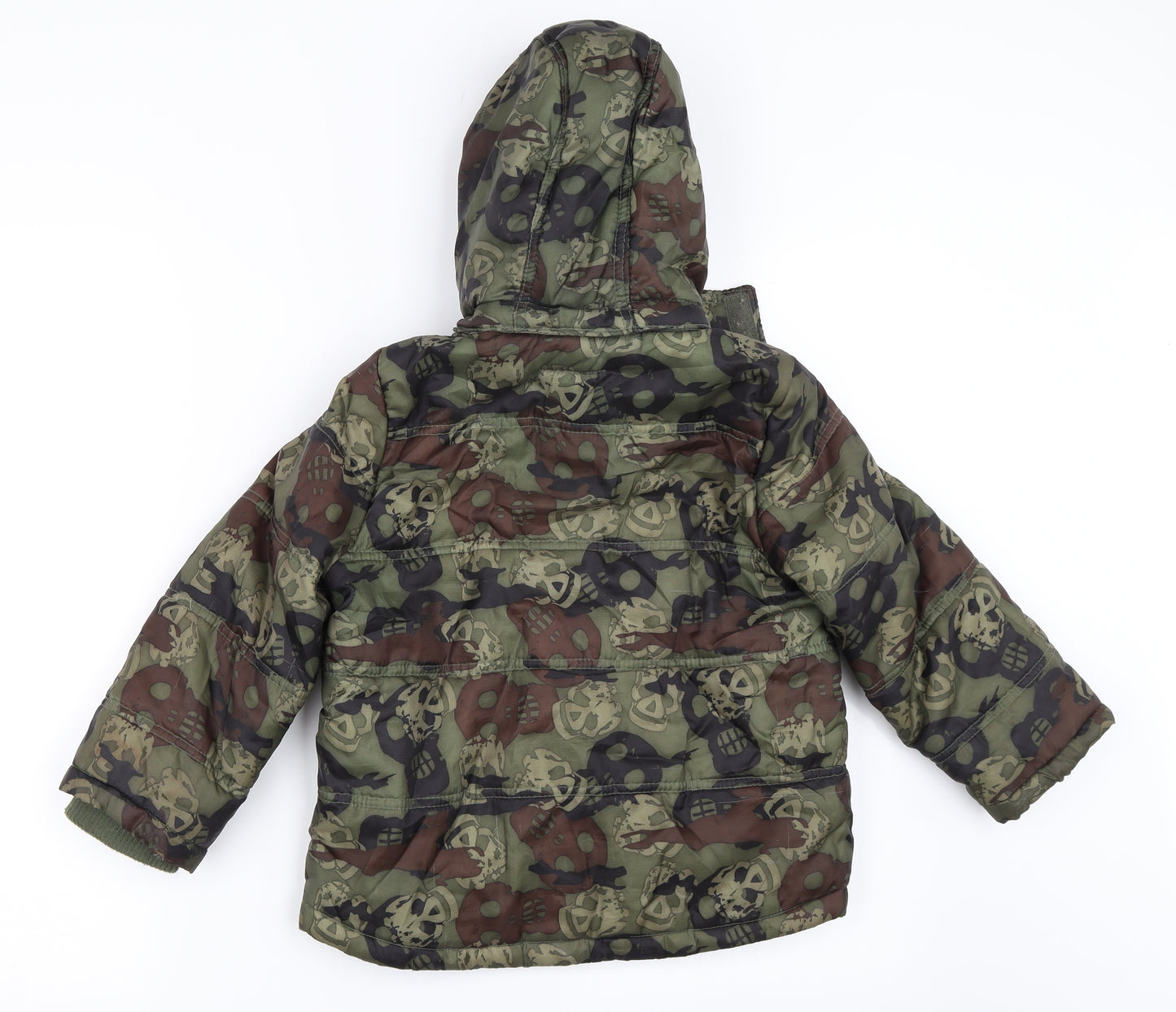 Blue Zoo Boys Green   Puffer Jacket Coat Size 4-5 Years