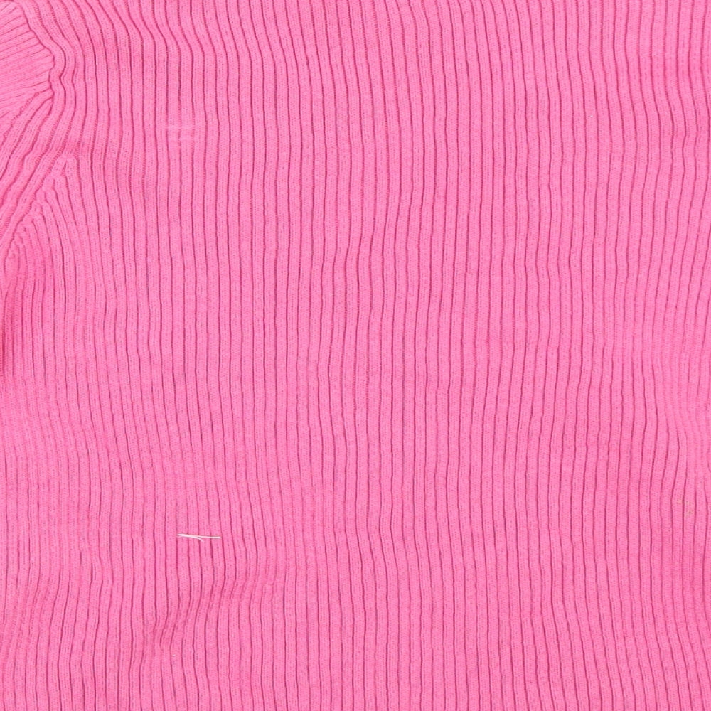 George Girls Pink   Pullover Jumper Size 6-7 Years