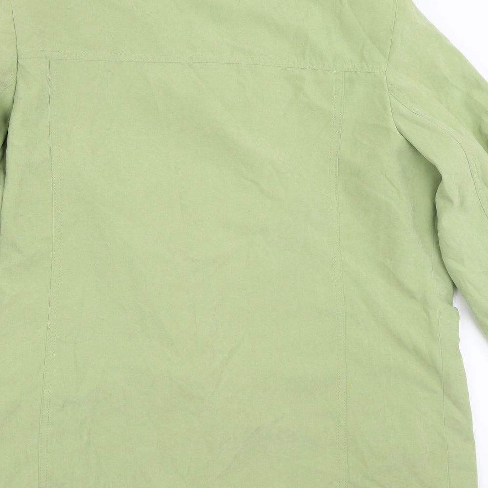 Isle Womens Green   Jacket Coat Size 12