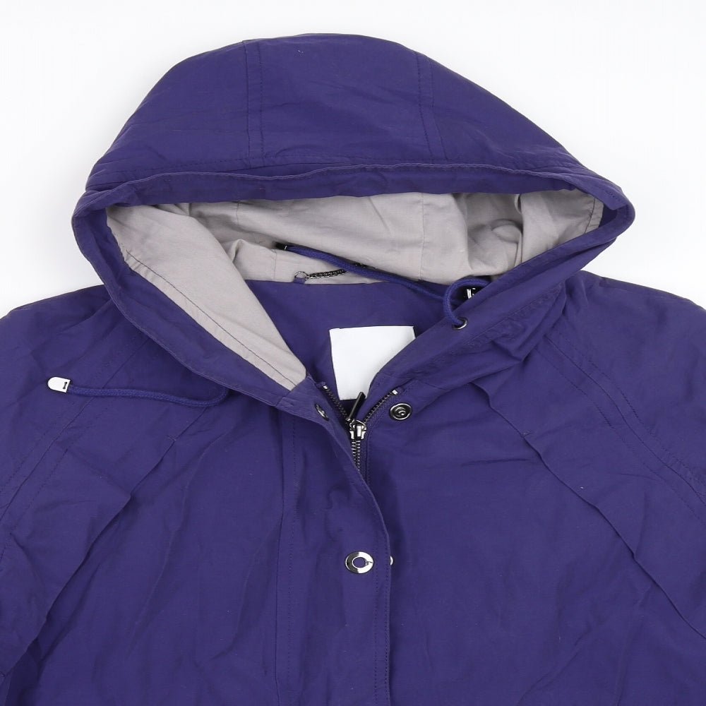 DASH Womens Purple   Jacket Coat Size 18