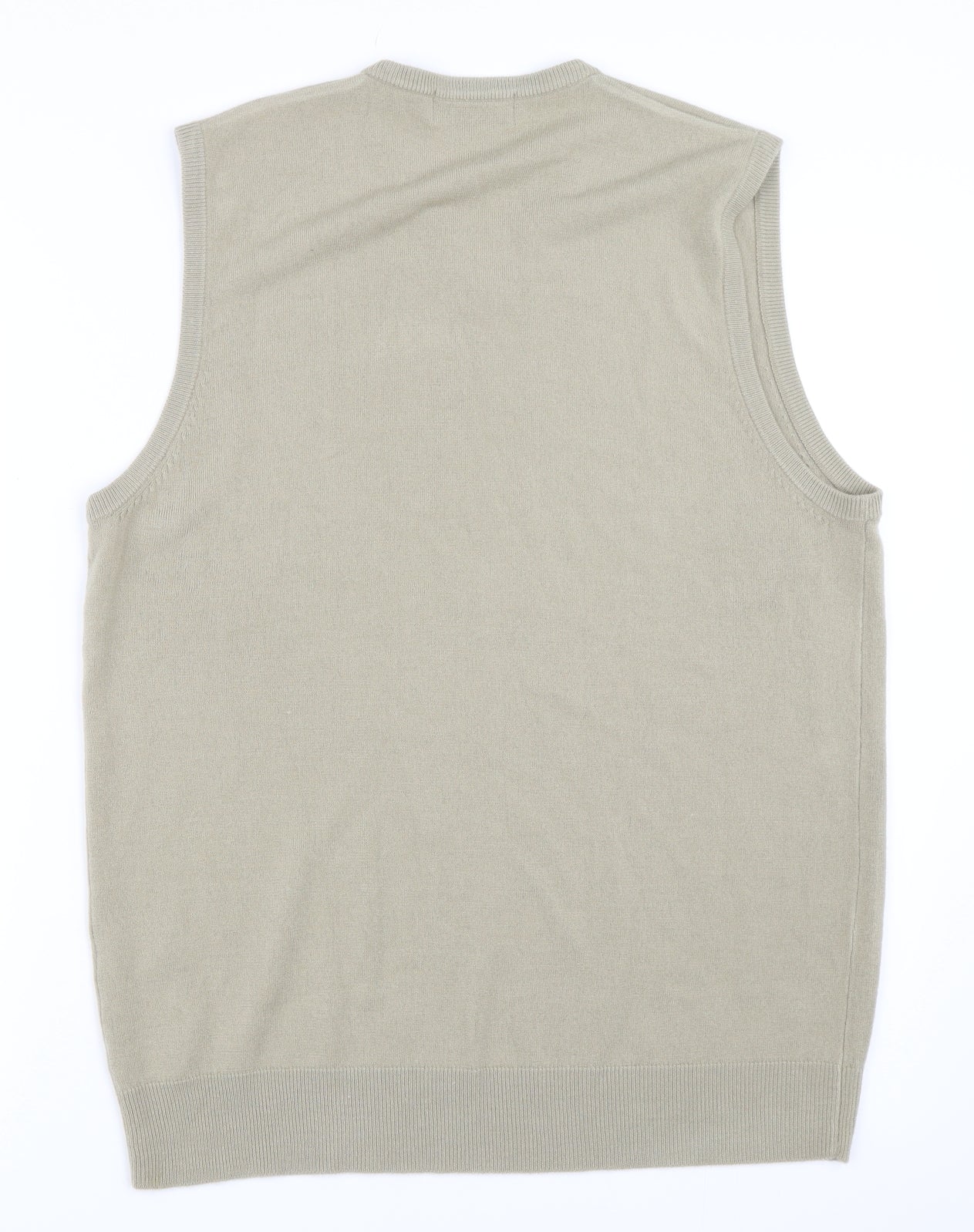 Marks and Spencer Mens Beige   Vest Jumper Size M