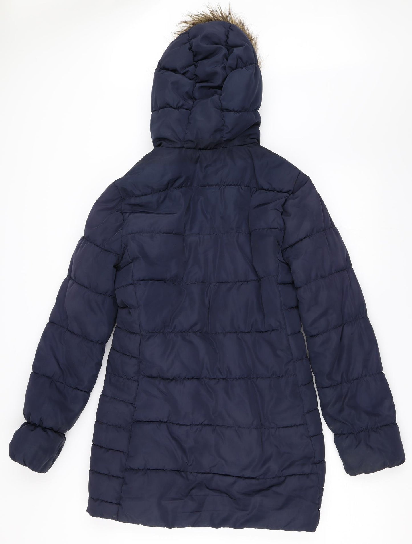 H&M Womens Blue   Puffer Jacket Coat Size 36