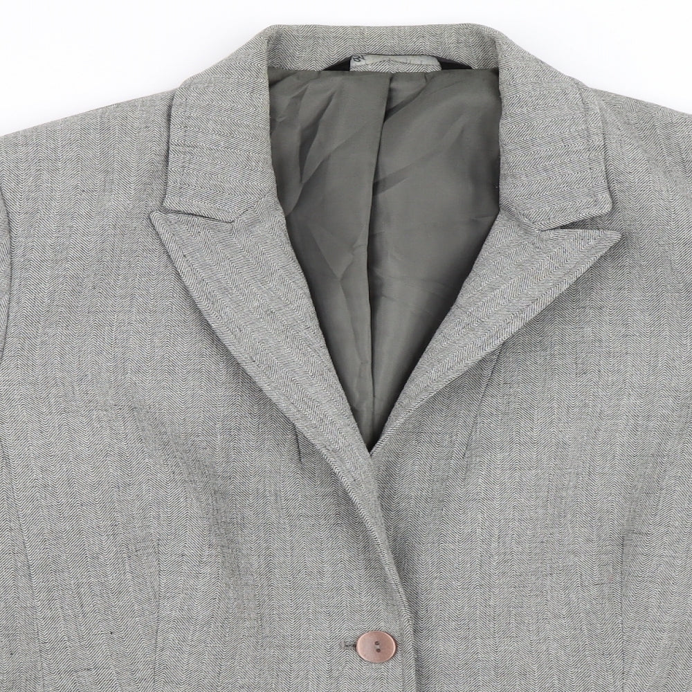 BHS Womens Grey   Jacket Blazer Size 12
