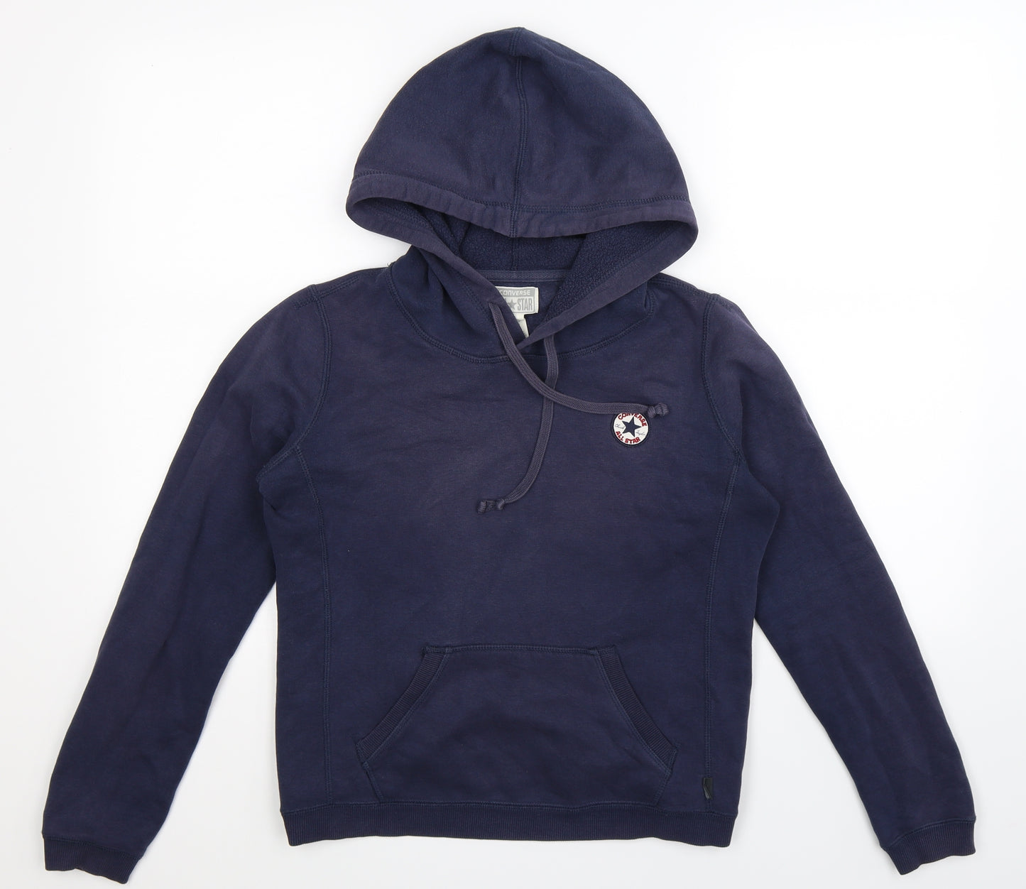 Converse Womens Blue   Pullover Hoodie Size S