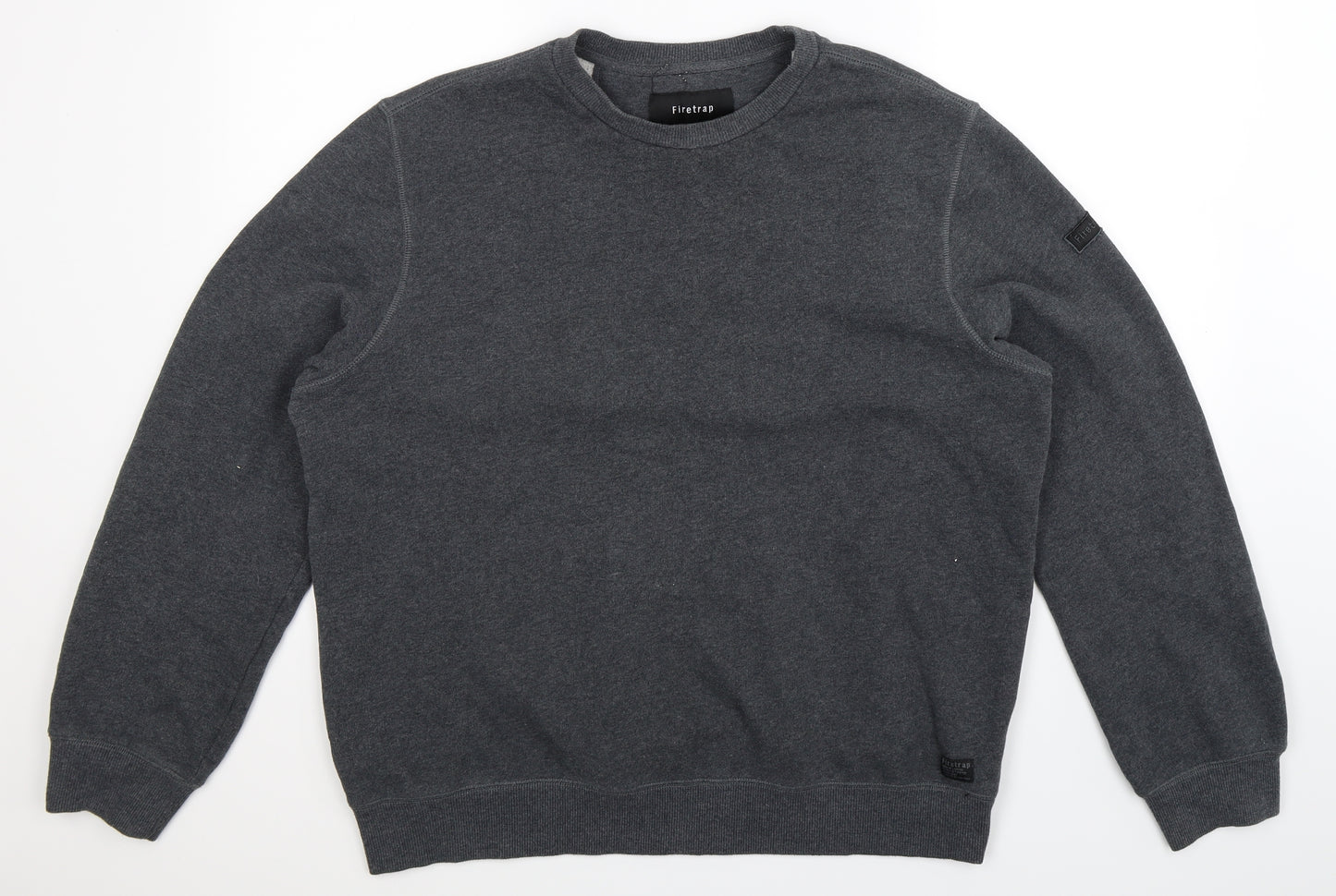 Firetrap Mens Grey   Pullover Sweatshirt Size 2XL