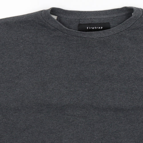 Firetrap Mens Grey   Pullover Sweatshirt Size 2XL