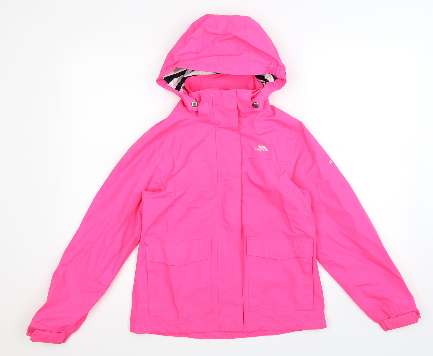 Trespass Girls Pink   Rain Coat Coat Size 9-10 Years