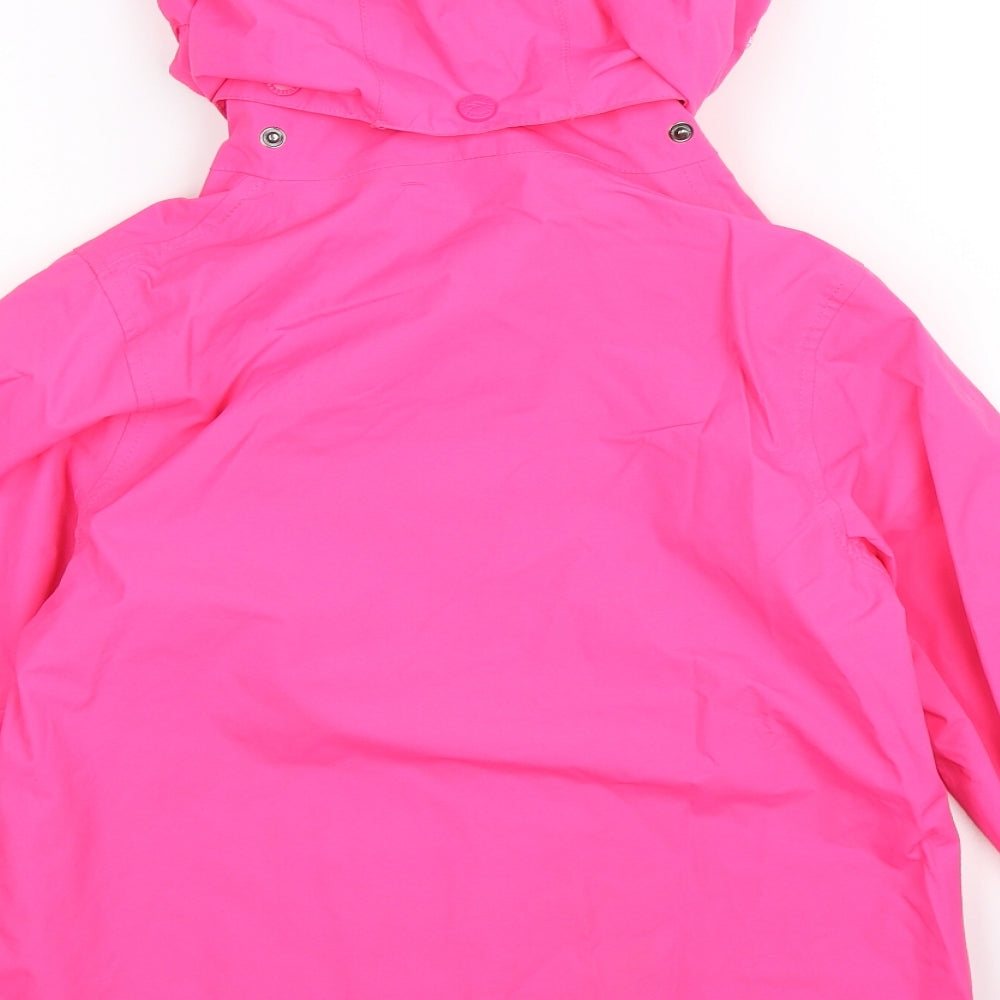 Trespass Girls Pink   Rain Coat Coat Size 9-10 Years