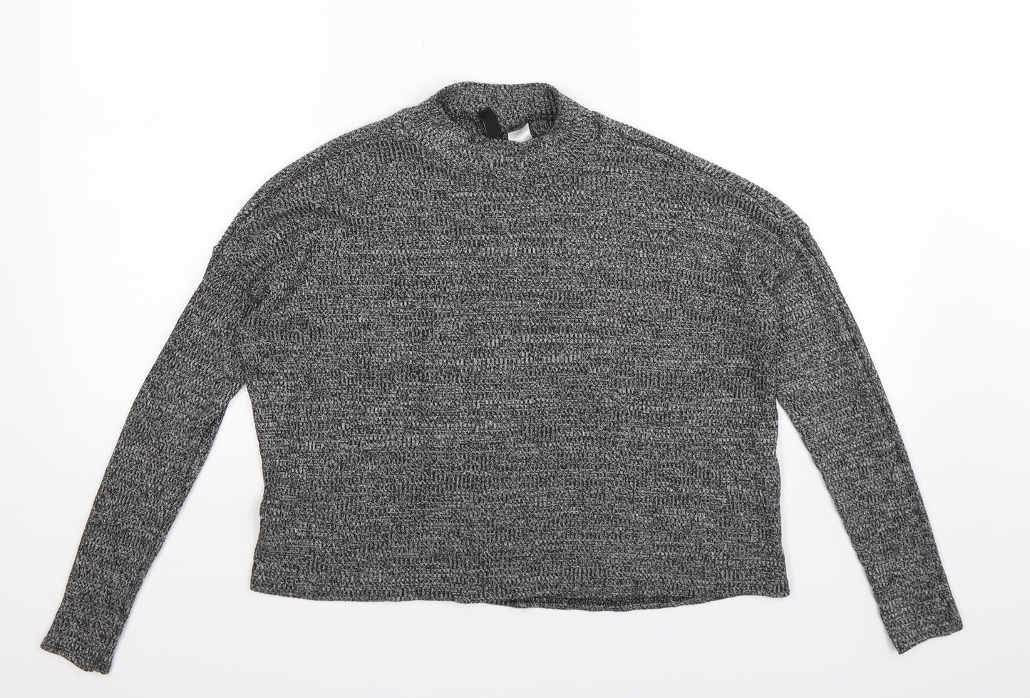 Divided Womens Grey  Knit Pullover Jumper Size S