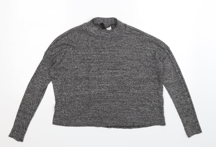 Divided Womens Grey  Knit Pullover Jumper Size S