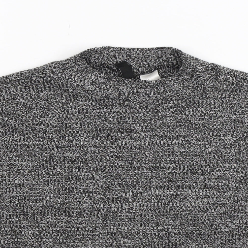 Divided Womens Grey  Knit Pullover Jumper Size S