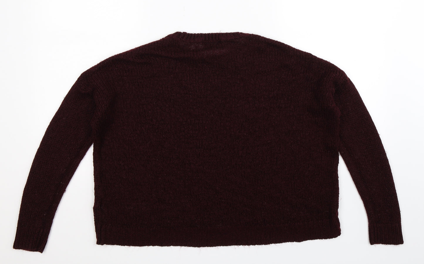 New Look Womens Brown  Knit Pullover Jumper Size M  - Oversized