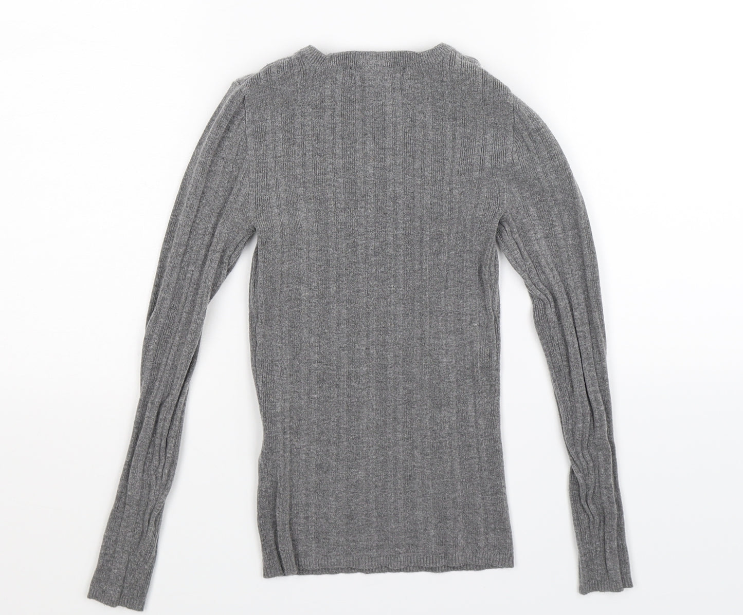 Primark Womens Grey  Knit Pullover Jumper Size 8