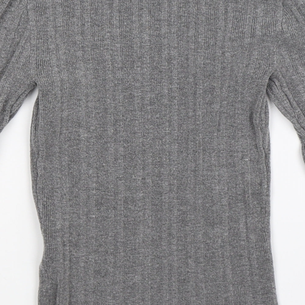 Primark Womens Grey  Knit Pullover Jumper Size 8
