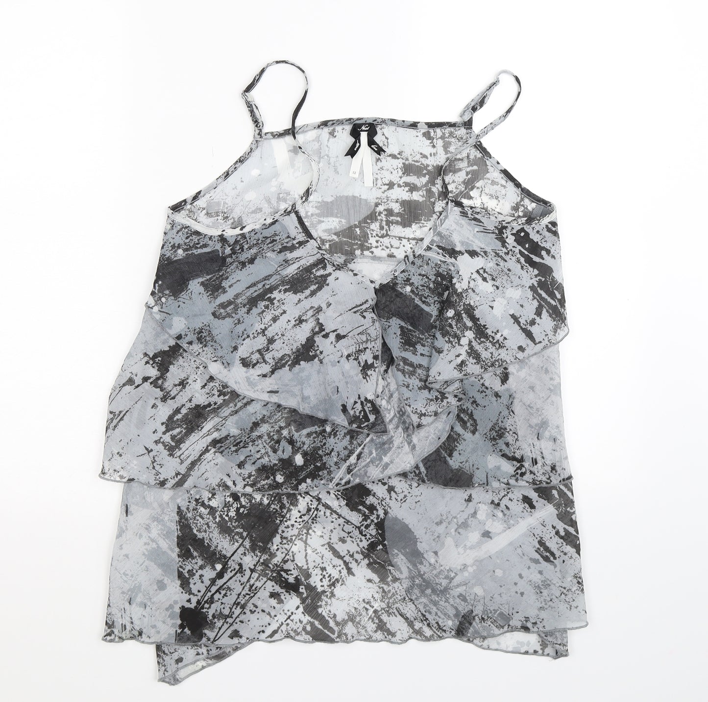 NEXT Womens Grey   Basic Blouse Size 12