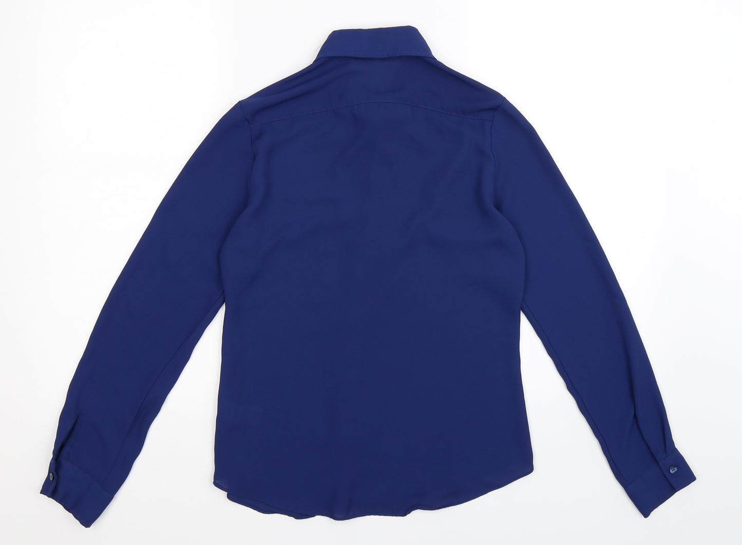 Atmosphere Womens Blue   Basic Button-Up Size 6