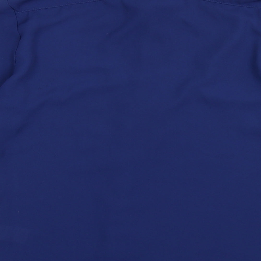 Atmosphere Womens Blue   Basic Button-Up Size 6