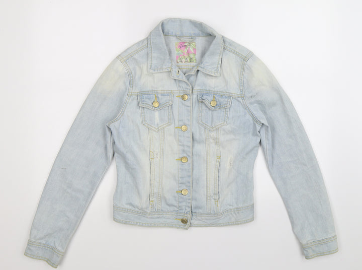 Denim Co Womens Blue  Denim Jacket  Size 8