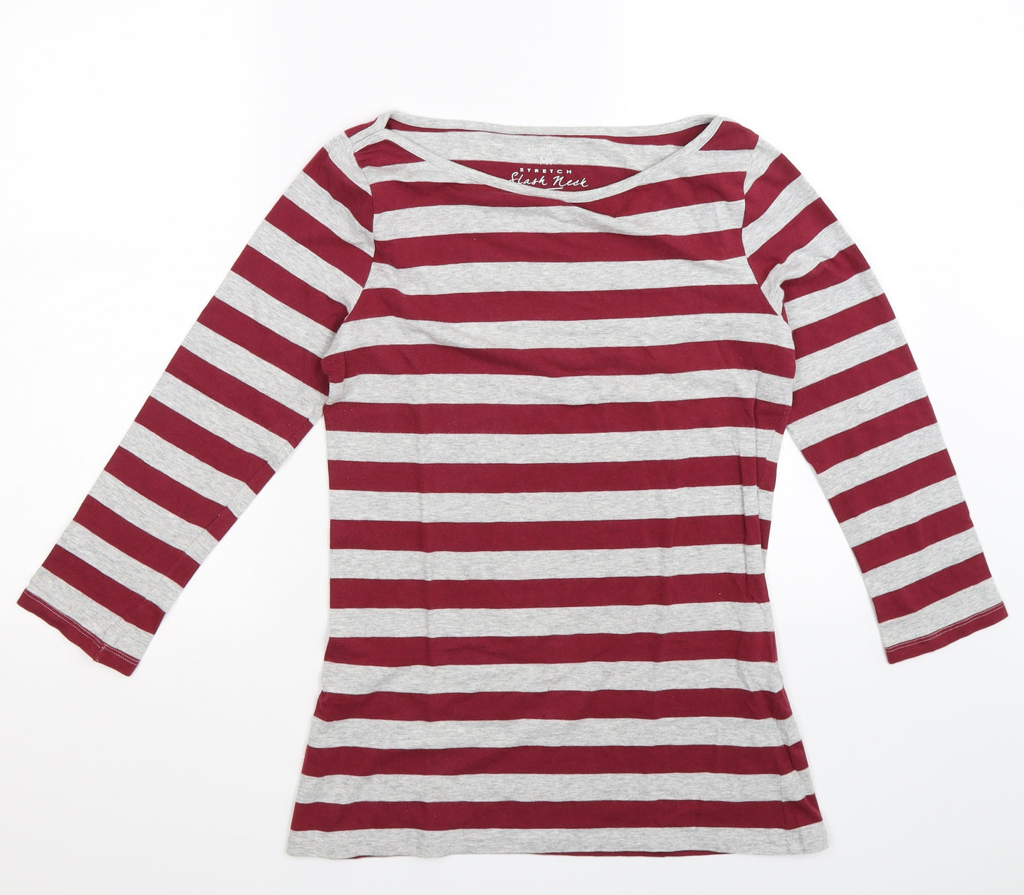 Atmosphere Womens Multicoloured Striped  Basic T-Shirt Size 12