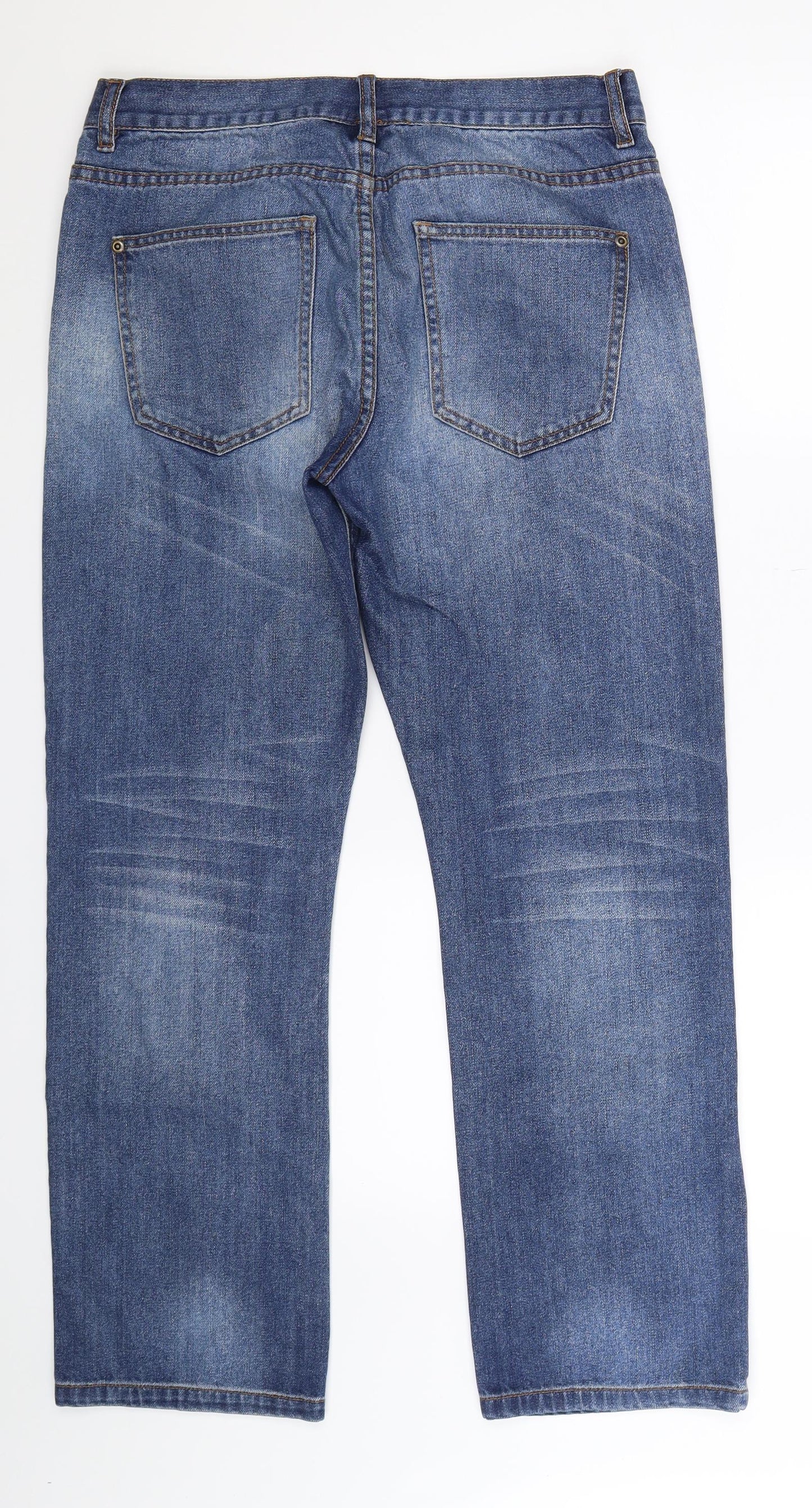 Very Mens Blue  Denim Straight Jeans Size 32 L29 in