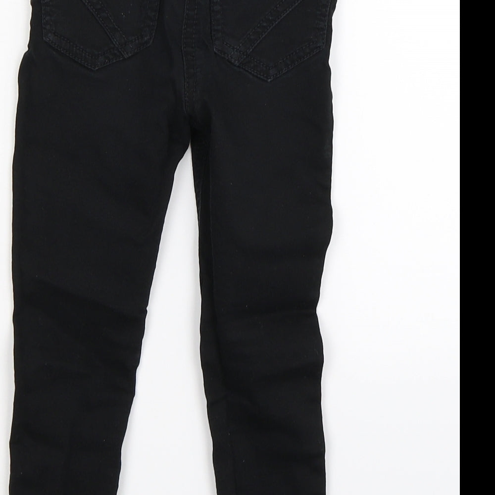 NEXT Girls Black  Denim Jegging Jeans Size 4 Years