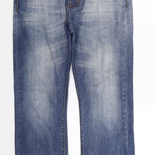 Very Mens Blue  Denim Straight Jeans Size 32 L29 in
