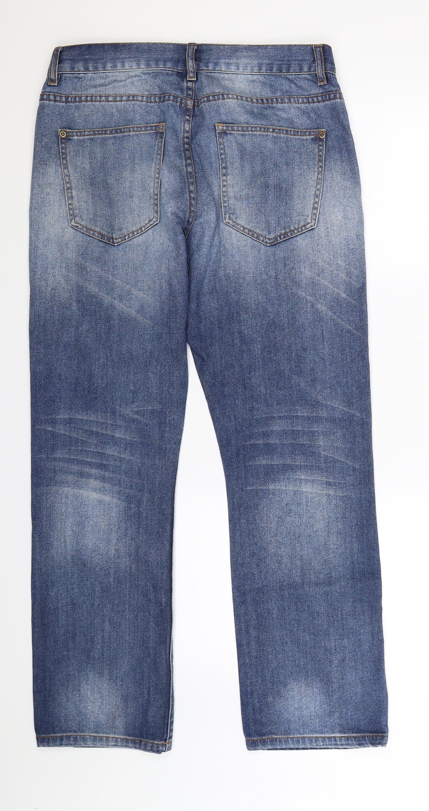 Very Mens Blue  Denim Straight Jeans Size 32 L29 in