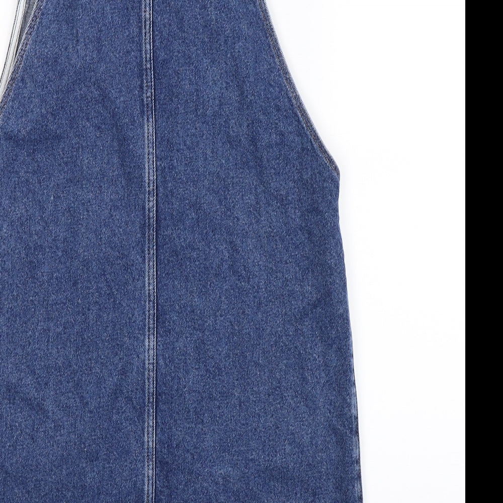 New Look Womens Blue  Denim Mini  Size 8  - Dungaree