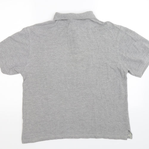 Freeport Mens Grey    Polo Size L