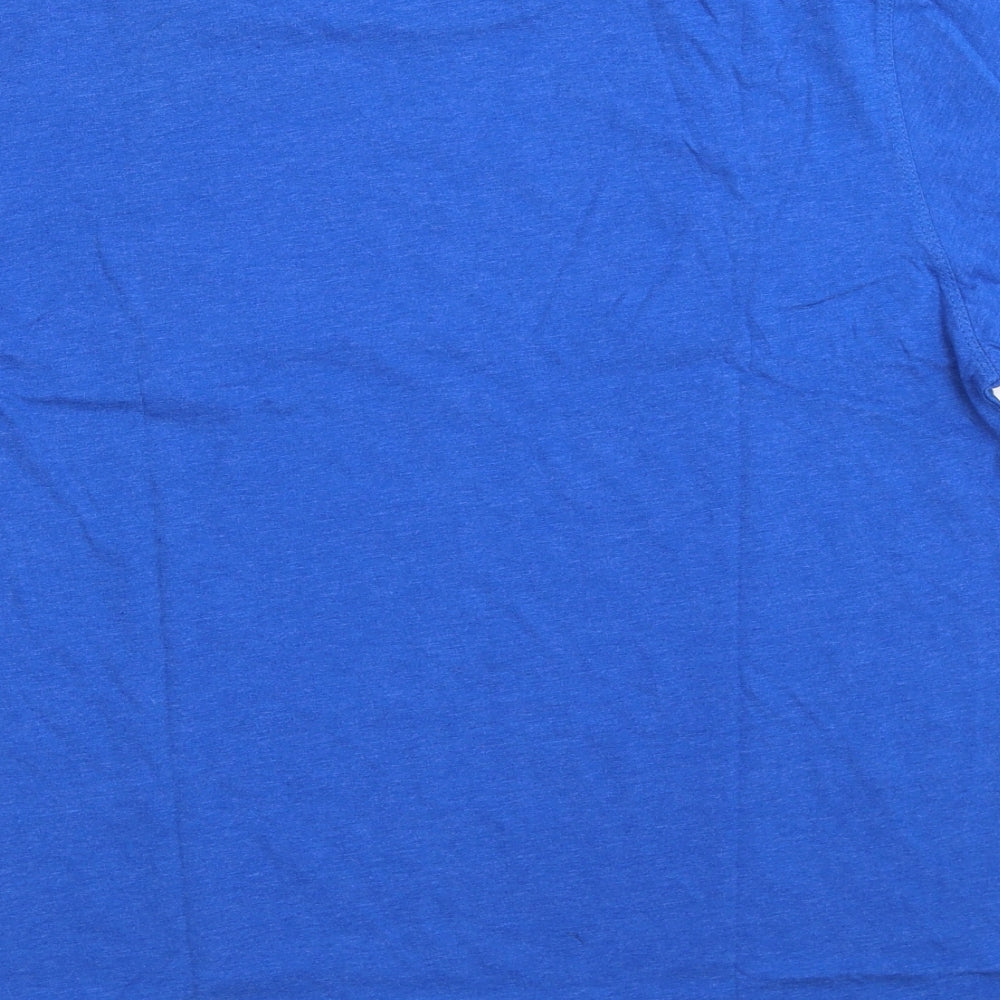 Easy Mens Blue    T-Shirt Size L