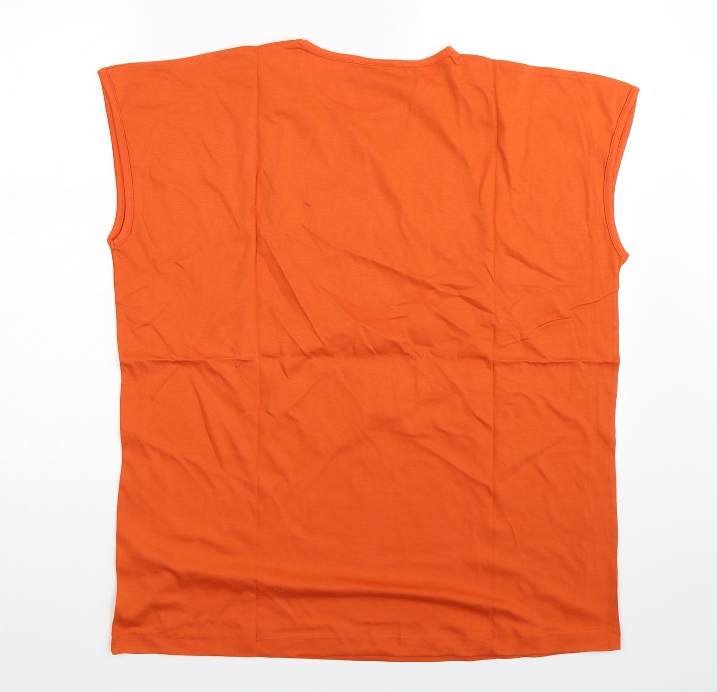 Detail Mens Orange   Basic Tank Size L