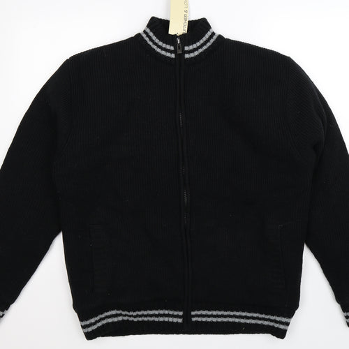 Fletcher & Lowe Womens Black   Jacket Coatigan Size L