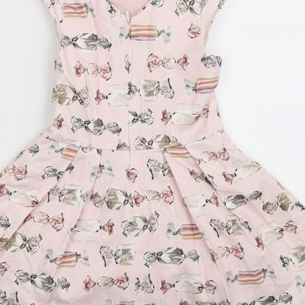 NEXT Girls Pink   Fit & Flare  Size 3 Years